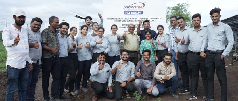 Powertrac Achieves 40 MW Milestone Under PM-KUSUM Component C
