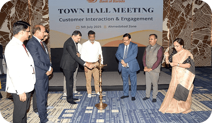 Grateful to Bank of Baroda for the opportunity to join the Town Hall